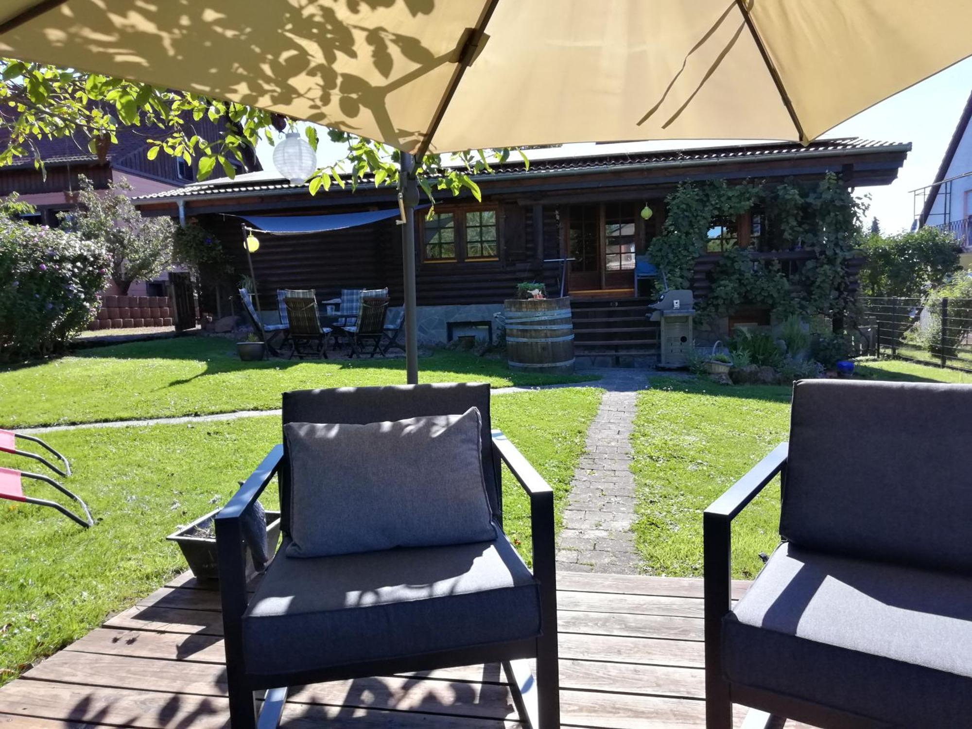 Ferienwohnung Blockhaus Juka Vinningen Buitenkant foto